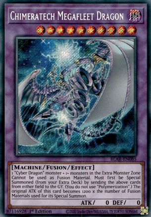 Image of Chimeratech Megafleet Dragon [BLAR-EN085] Secret Rare