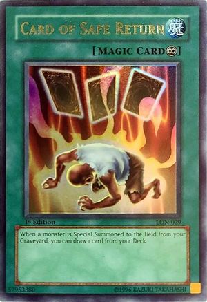 Image of Card of Safe Return [LON-029] Ultra Rare