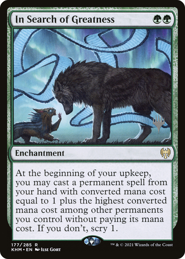 Image of In Search of Greatness (Promo Pack) [Kaldheim Promos]