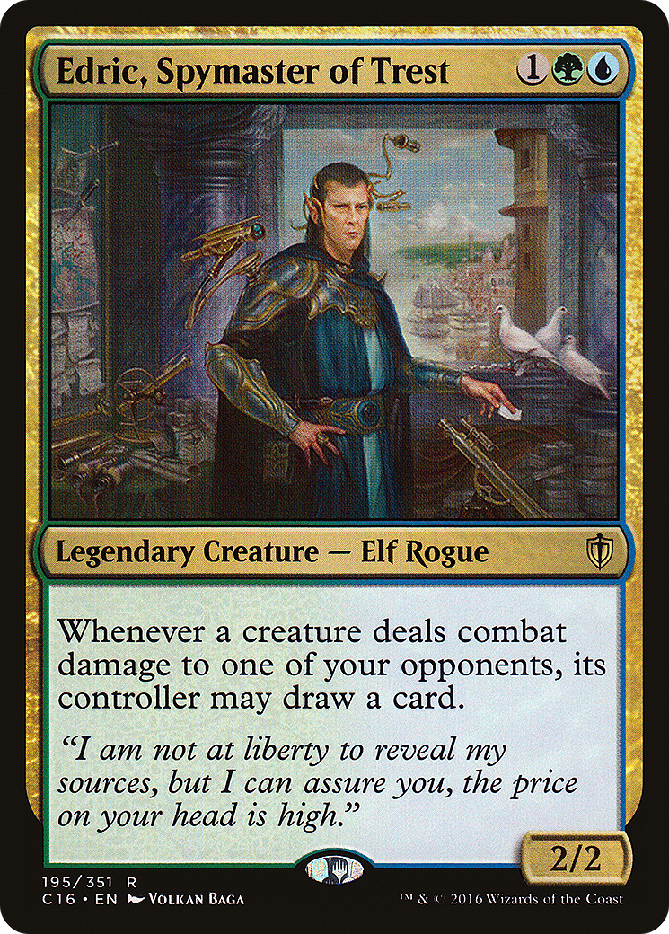 Image of Edric, Spymaster of Trest [Commander 2016]