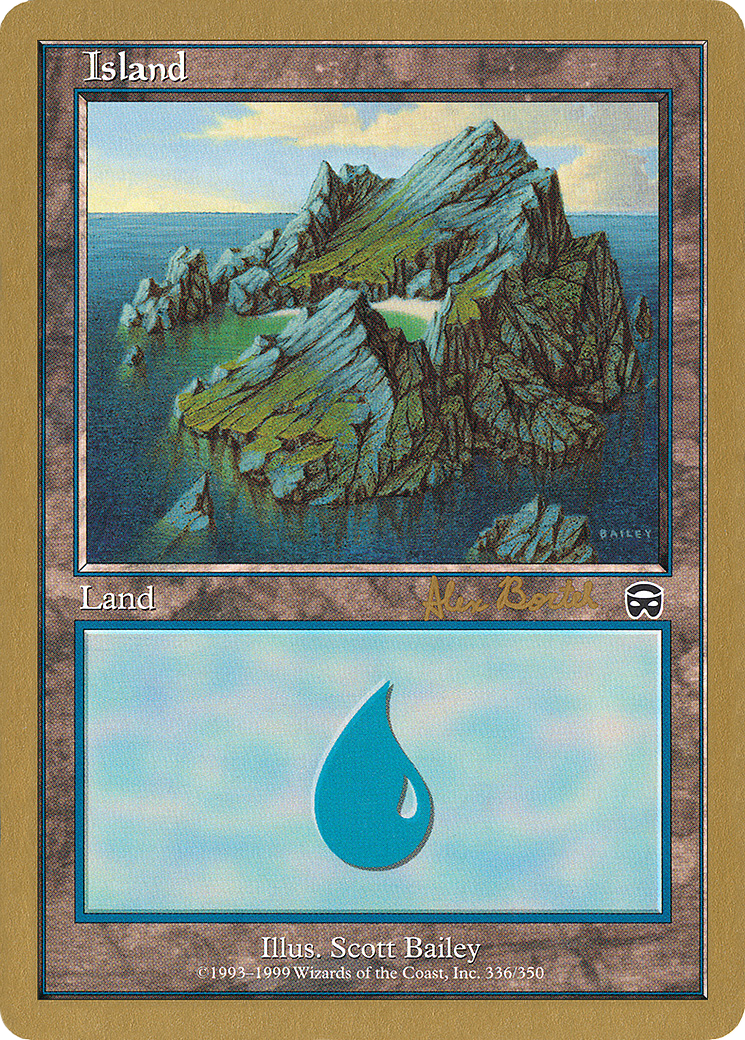 Image of Island (ab336) (Alex Borteh) [World Championship Decks 2001]