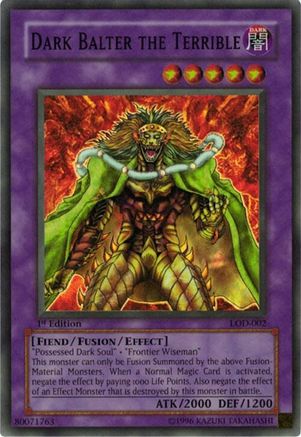 Image of Dark Balter the Terrible [LOD-002] Super Rare