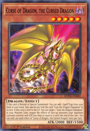 Image of Curse of Dragon, the Cursed Dragon [ROTD-EN002] Common