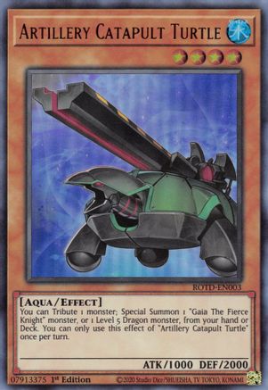 Image of Artillery Catapult Turtle [ROTD-EN003] Ultra Rare