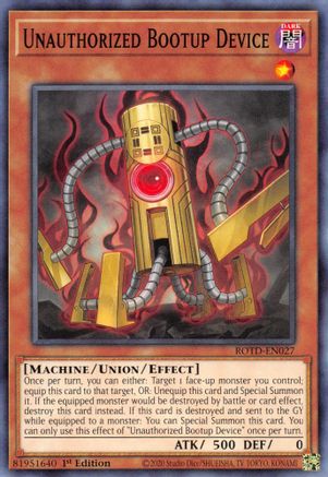 Image of Unauthorized Bootup Device [ROTD-EN027] Common