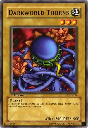 Image of Darkworld Thorns [LOB-114] Common