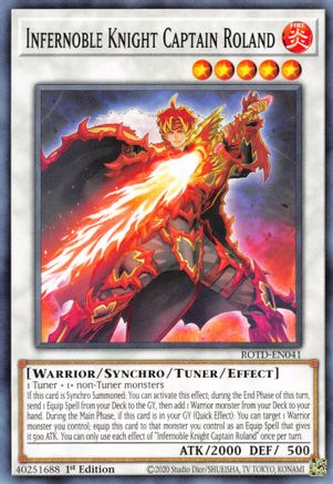 Image of Infernoble Knight Captain Roland [ROTD-EN041] Common