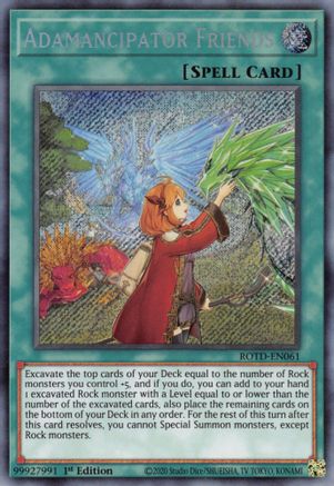 Image of Adamancipator Friends [ROTD-EN061] Secret Rare