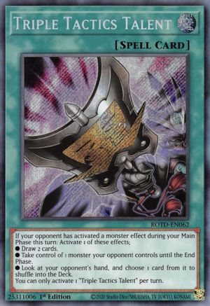 Image of Triple Tactics Talent [ROTD-EN062] Secret Rare