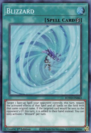 Image of Blizzard [ROTD-EN063] Super Rare