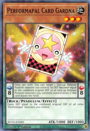 Image of Performapal Card Gardna [ROTD-EN082] Common