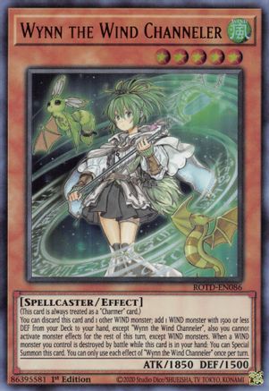 Image of Wynn the Wind Channeler [ROTD-EN086] Ultra Rare