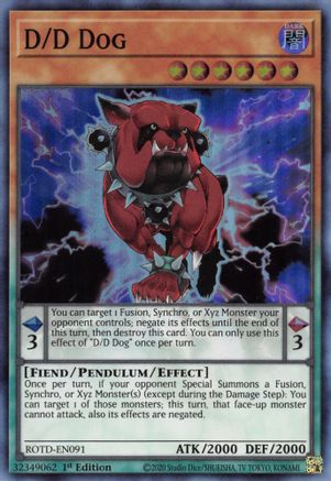 Image of D/D Dog [ROTD-EN091] Super Rare
