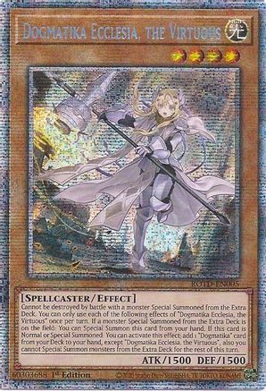 Image of Dogmatika Ecclesia, the Virtuous [ROTD-EN005] Starlight Rare