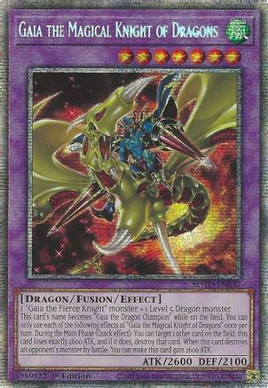 Image of Gaia the Magical Knight of Dragons [ROTD-EN037] Starlight Rare