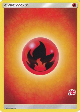 Image of Fire Energy (Charizard Stamp #3) [Battle Academy 2020]