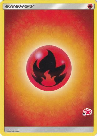 Image of Fire Energy (Charizard Stamp #17) [Battle Academy 2020]