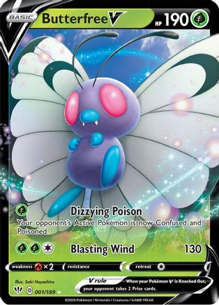 Image of Butterfree V (001/189) [Sword & Shield: Darkness Ablaze]