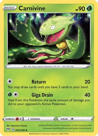 Image of Carnivine (005/189) [Sword & Shield: Darkness Ablaze]