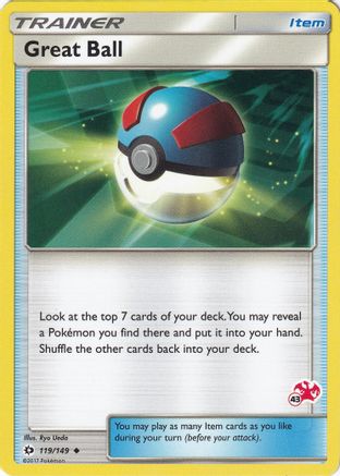Image of Great Ball (119/149) (Charizard Stamp #43) [Battle Academy 2020]