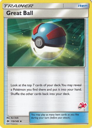 Image of Great Ball (119/149) (Charizard Stamp #48) [Battle Academy 2020]