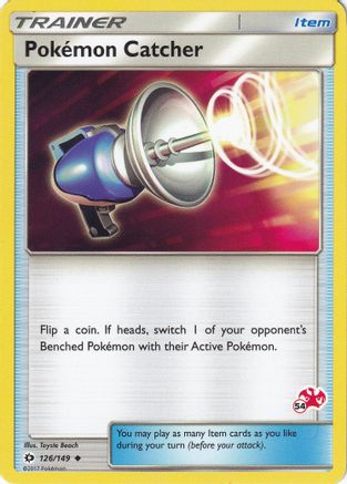 Image of Pokemon Catcher (126/149) (Charizard Stamp #54) [Battle Academy 2020]