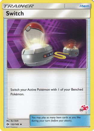 Image of Switch (132/149) (Charizard Stamp #58) [Battle Academy 2020]