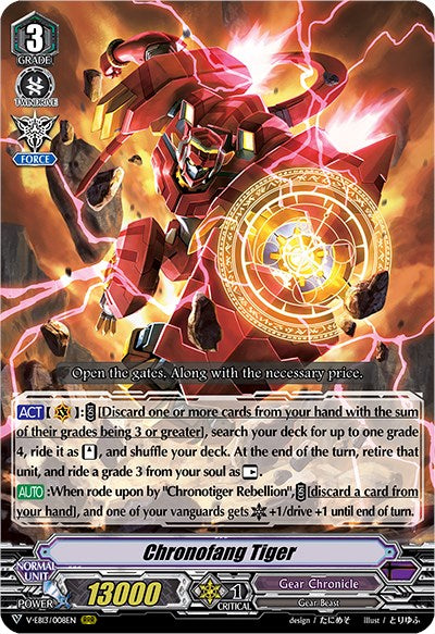 Image of Chronofang Tiger (V-EB13/008EN) [The Astral Force]