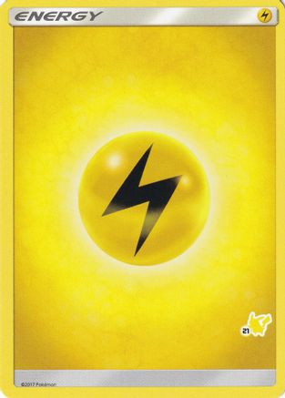 Image of Lightning Energy (Pikachu Stamp #21) [Battle Academy 2020]