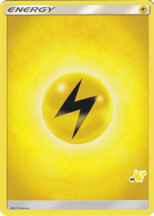Image of Lightning Energy (Pikachu Stamp #43) [Battle Academy 2020]