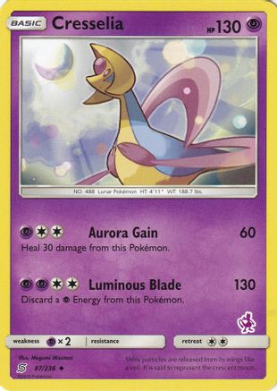 Image of Cresselia (87/236) (Mewtwo Deck) [Battle Academy 2020]