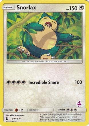 Image of Snorlax (50/68) (Mewtwo Deck) [Battle Academy 2020]