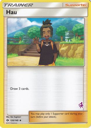 Image of Hau (120/149) (Mewtwo Deck) [Battle Academy 2020]