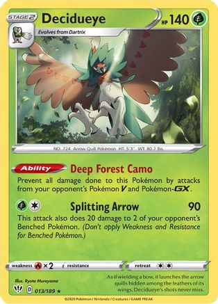 Image of Decidueye (013/189) [Sword & Shield: Darkness Ablaze]