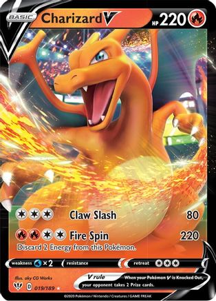 Image of Charizard V (019/189) [Sword & Shield: Darkness Ablaze]