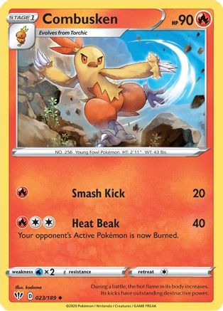Image of Combusken (023/189) [Sword & Shield: Darkness Ablaze]