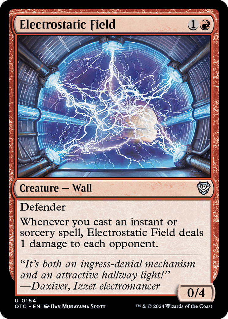 Image of Electrostatic Field [Outlaws of Thunder Junction Commander]