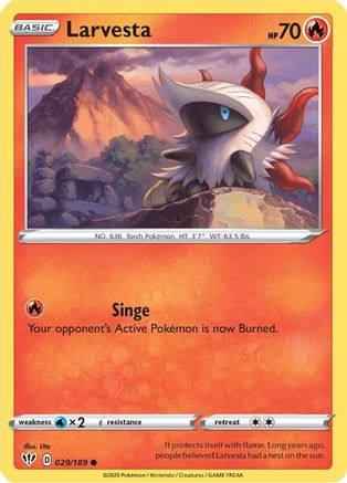 Image of Larvesta (029/189) [Sword & Shield: Darkness Ablaze]