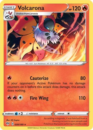 Image of Volcarona (030/189) [Sword & Shield: Darkness Ablaze]