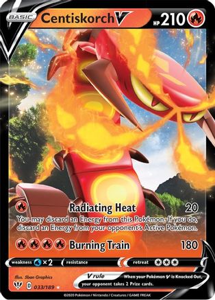 Image of Centiskorch V (033/189) [Sword & Shield: Darkness Ablaze]