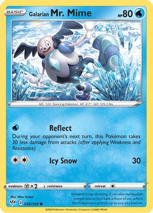 Image of Galarian Mr. Mime (035/189) [Sword & Shield: Darkness Ablaze]