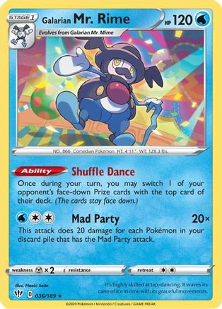 Image of Galarian Mr. Rime (036/189) [Sword & Shield: Darkness Ablaze]