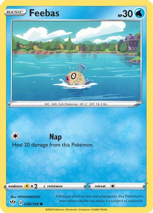 Image of Feebas (038/189) [Sword & Shield: Darkness Ablaze]