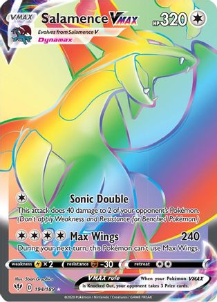Image of Salamence VMAX (194/189) [Sword & Shield: Darkness Ablaze]