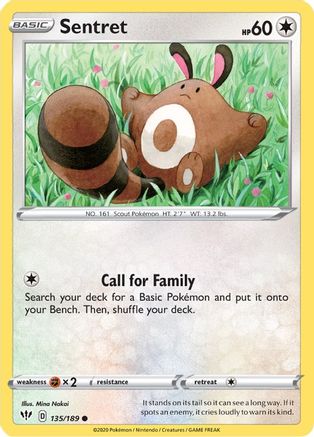 Image of Sentret (135/189) [Sword & Shield: Darkness Ablaze]