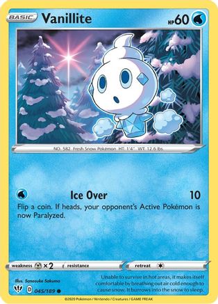 Image of Vanillite (045/189) [Sword & Shield: Darkness Ablaze]