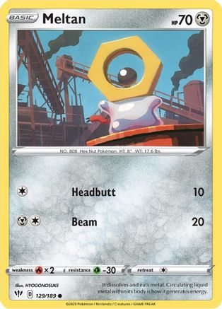 Image of Meltan (129/189) [Sword & Shield: Darkness Ablaze]
