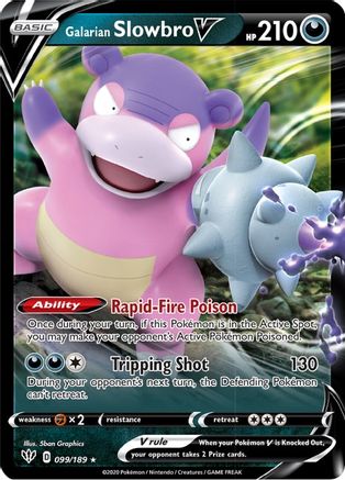 Image of Galarian Slowbro V (099/189) [Sword & Shield: Darkness Ablaze]