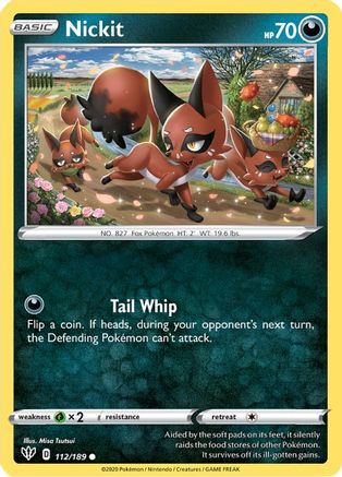 Image of Nickit (112/189) [Sword & Shield: Darkness Ablaze]