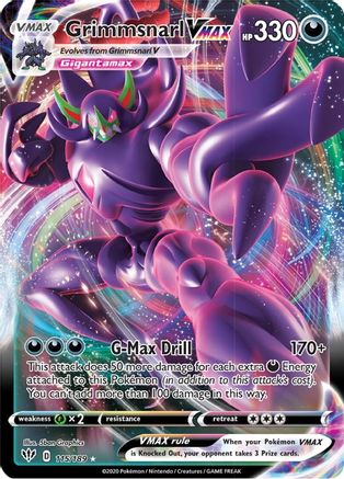 Image of Grimmsnarl VMAX (115/189) [Sword & Shield: Darkness Ablaze]